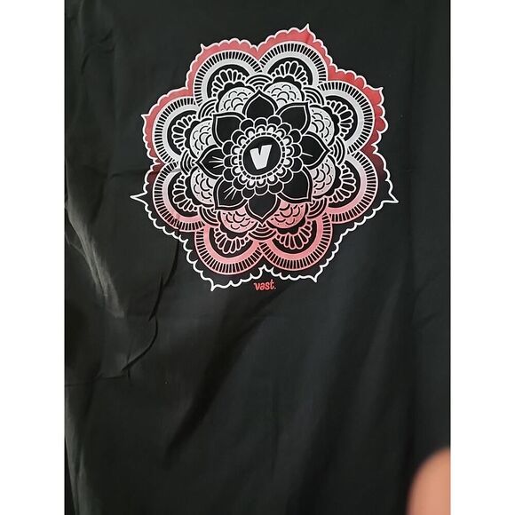 Vast Life Graphic T-Shirt Small Floral Design Surfing NWT CR10 Excellent Cotton - Picture 5 of 6
